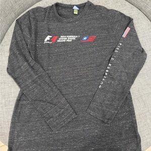 Formula 1 Grand Prix Charcoal Long Sleeve Men's Tee